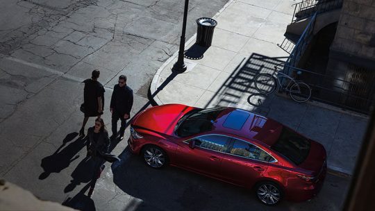 Mazda 6 2019 vue aerienne